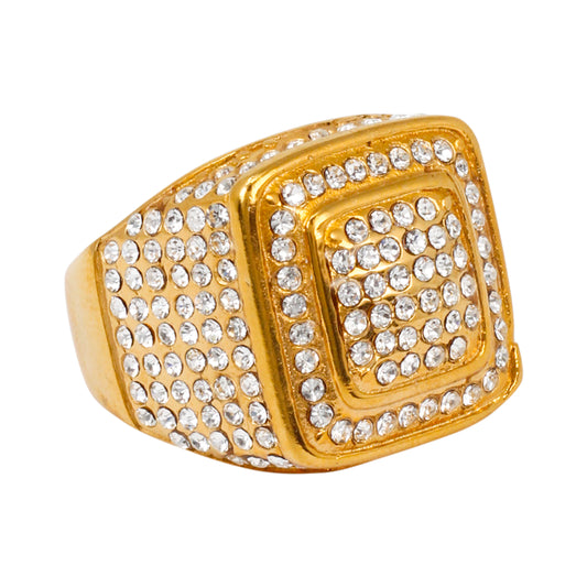 Square Iced Out Ring - SR-120
