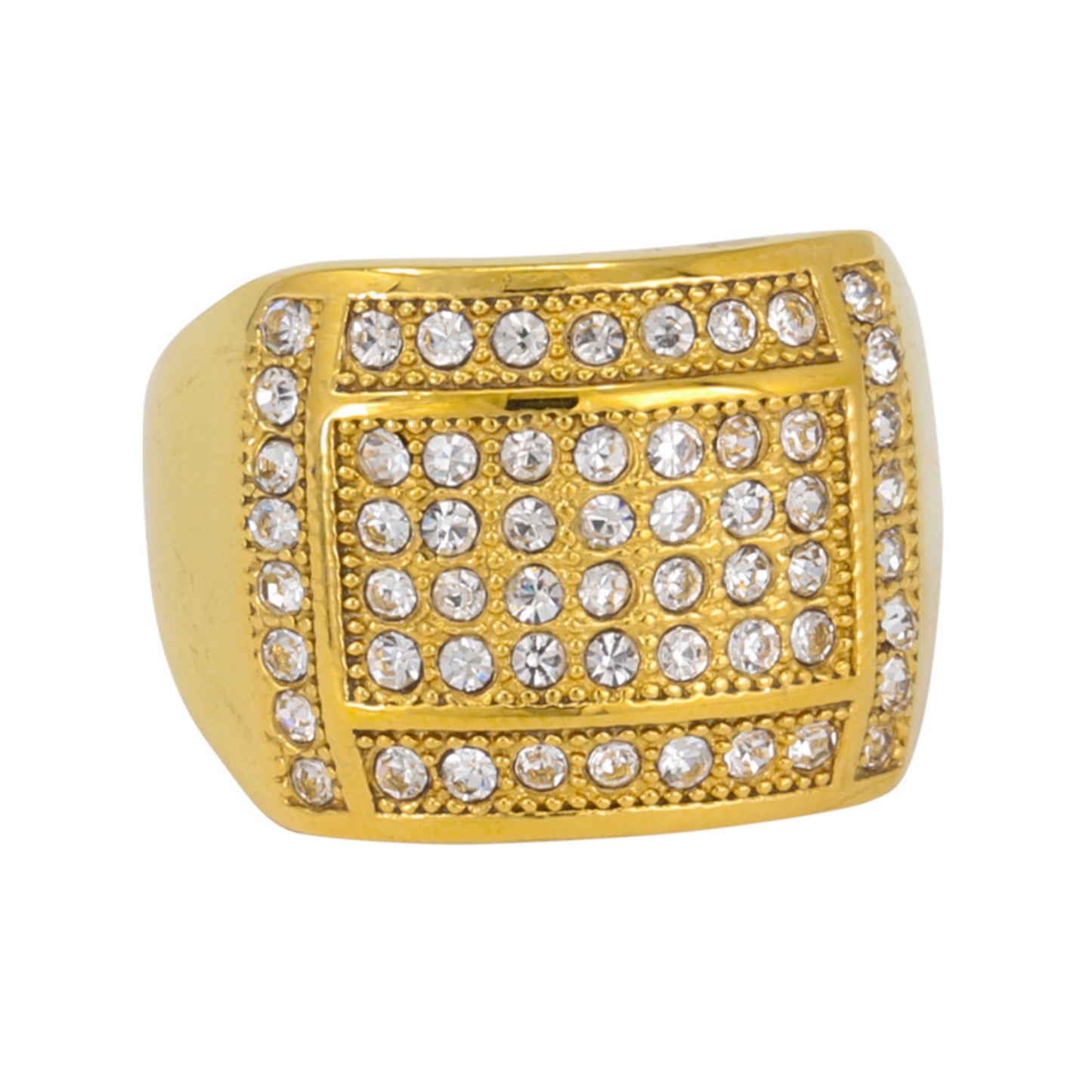 Square Iced Out Ring - SR-123