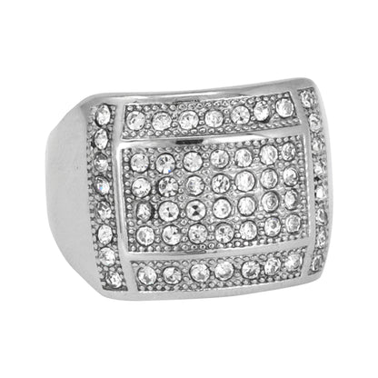 Square Iced Out Ring - SR-123