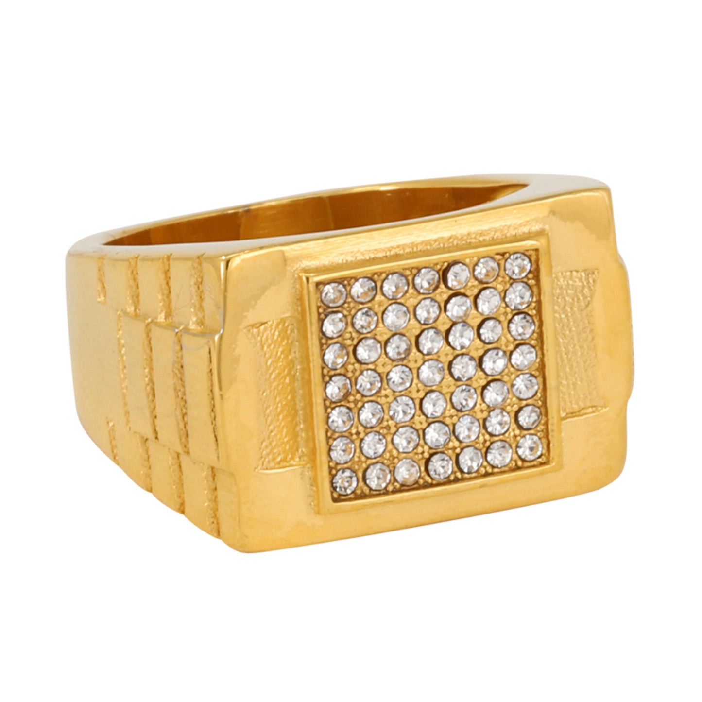 Square Iced Out Ring - SR-125