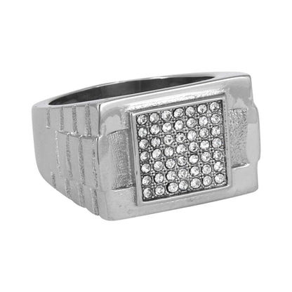 Square Iced Out Ring - SR-125