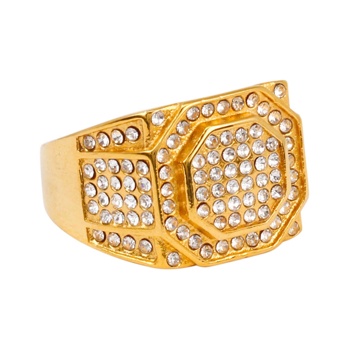 Square Iced Out Ring - SR-127