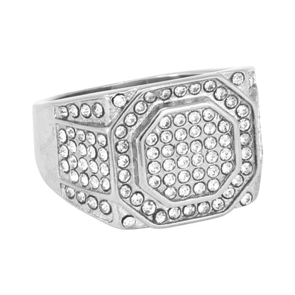 Square Iced Out Ring - SR-127