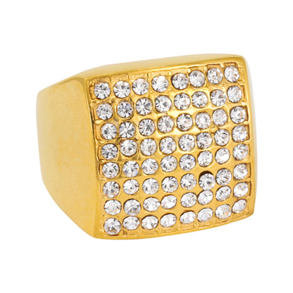 Square Iced Out Ring - SR-128