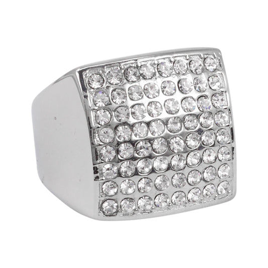 Square Iced Out Ring - SR-128