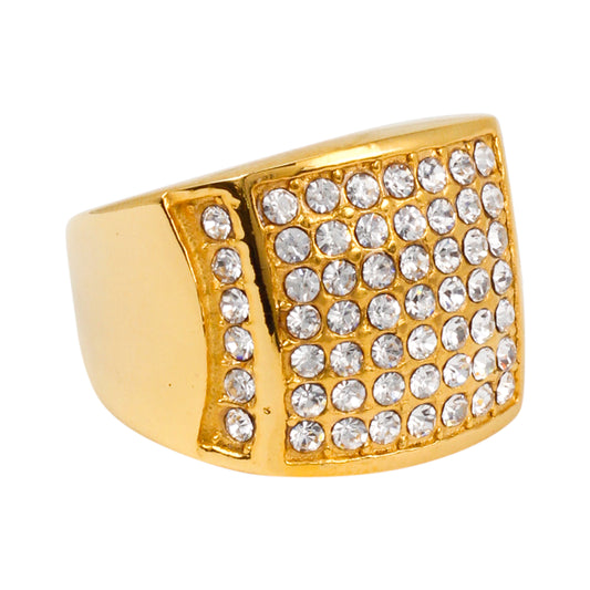 Square Iced Out Ring - SR-129
