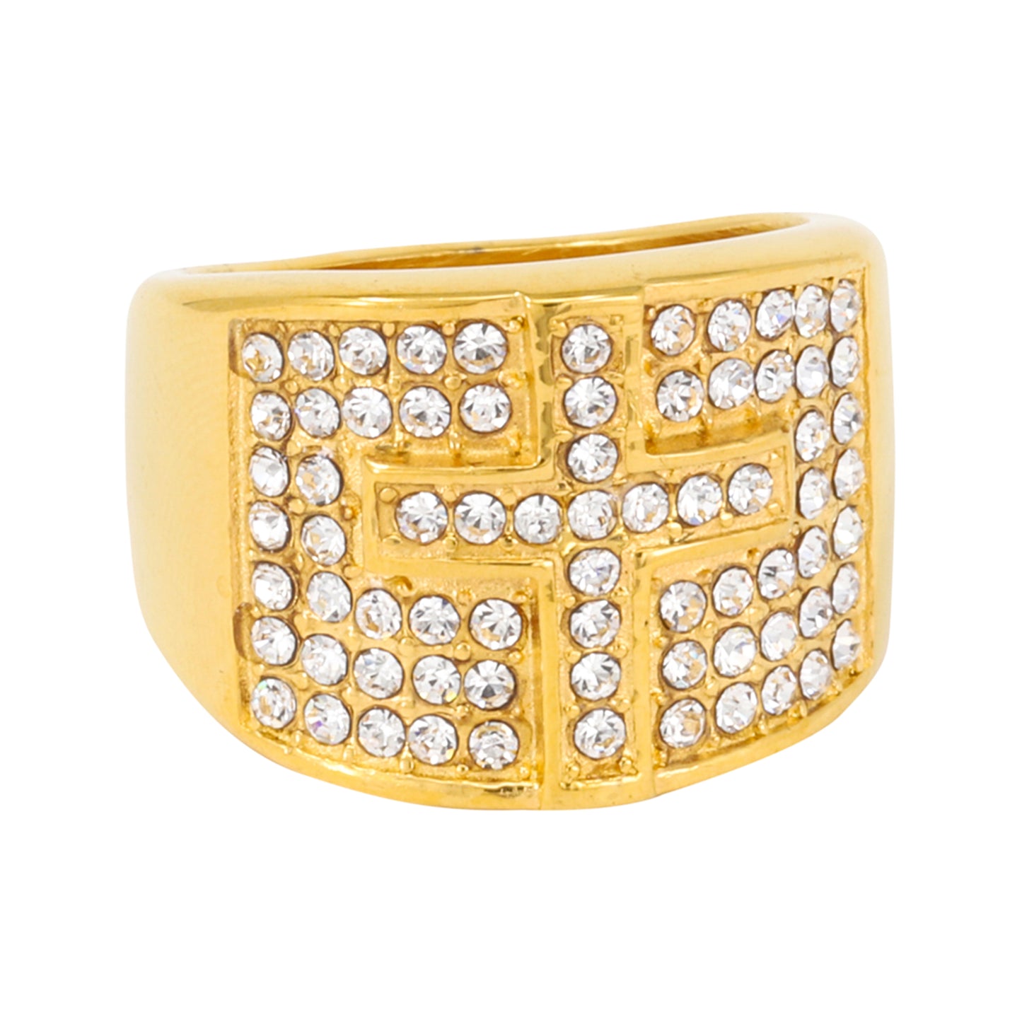 Iced Out Cross Ring - SR-130