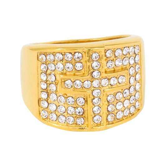 Iced Out Cross Ring - SR-130