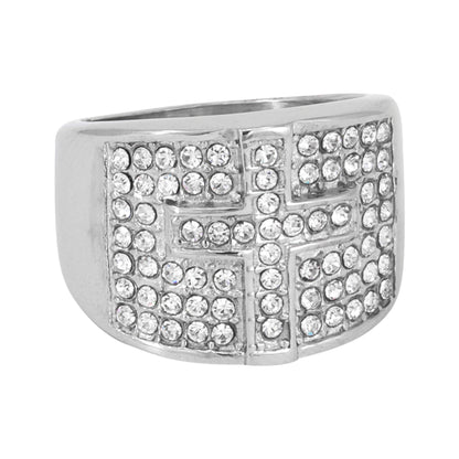 Iced Out Cross Ring - SR-130
