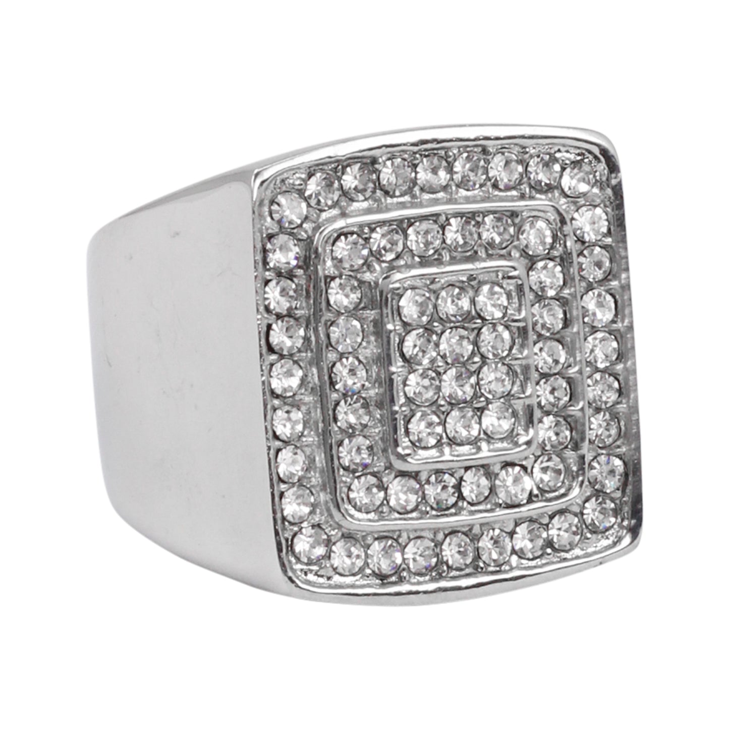 Square Iced Out Ring - SR-132