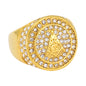 Iced Out Mason Ring - SR-134