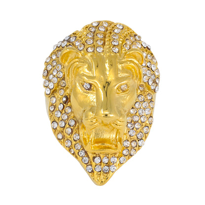 Iced Out Lion Ring - SR-135