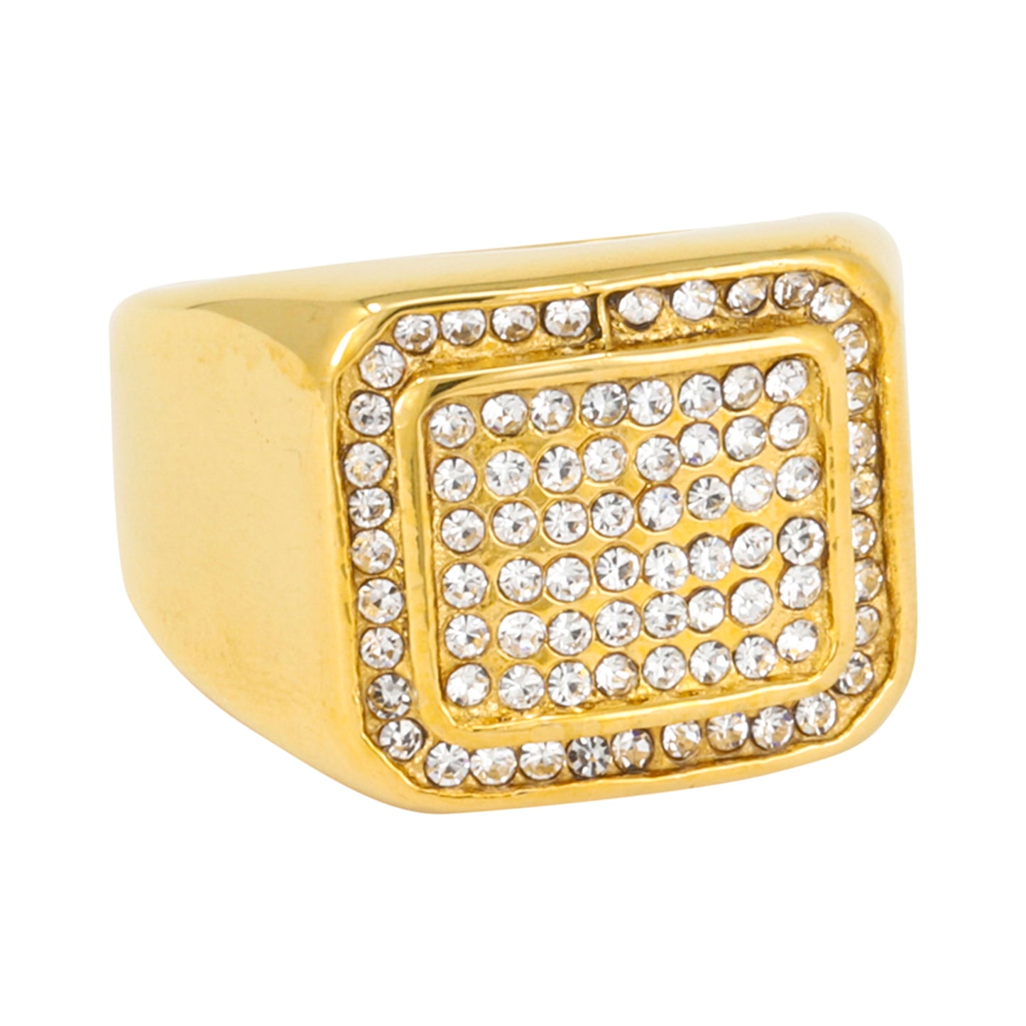 Square Iced Out Ring - SR-138
