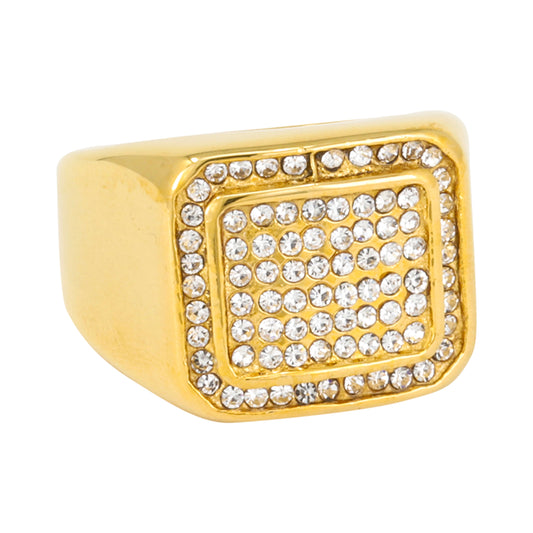 Square Iced Out Ring - SR-138