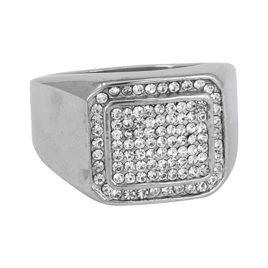 Square Iced Out Ring - SR-138