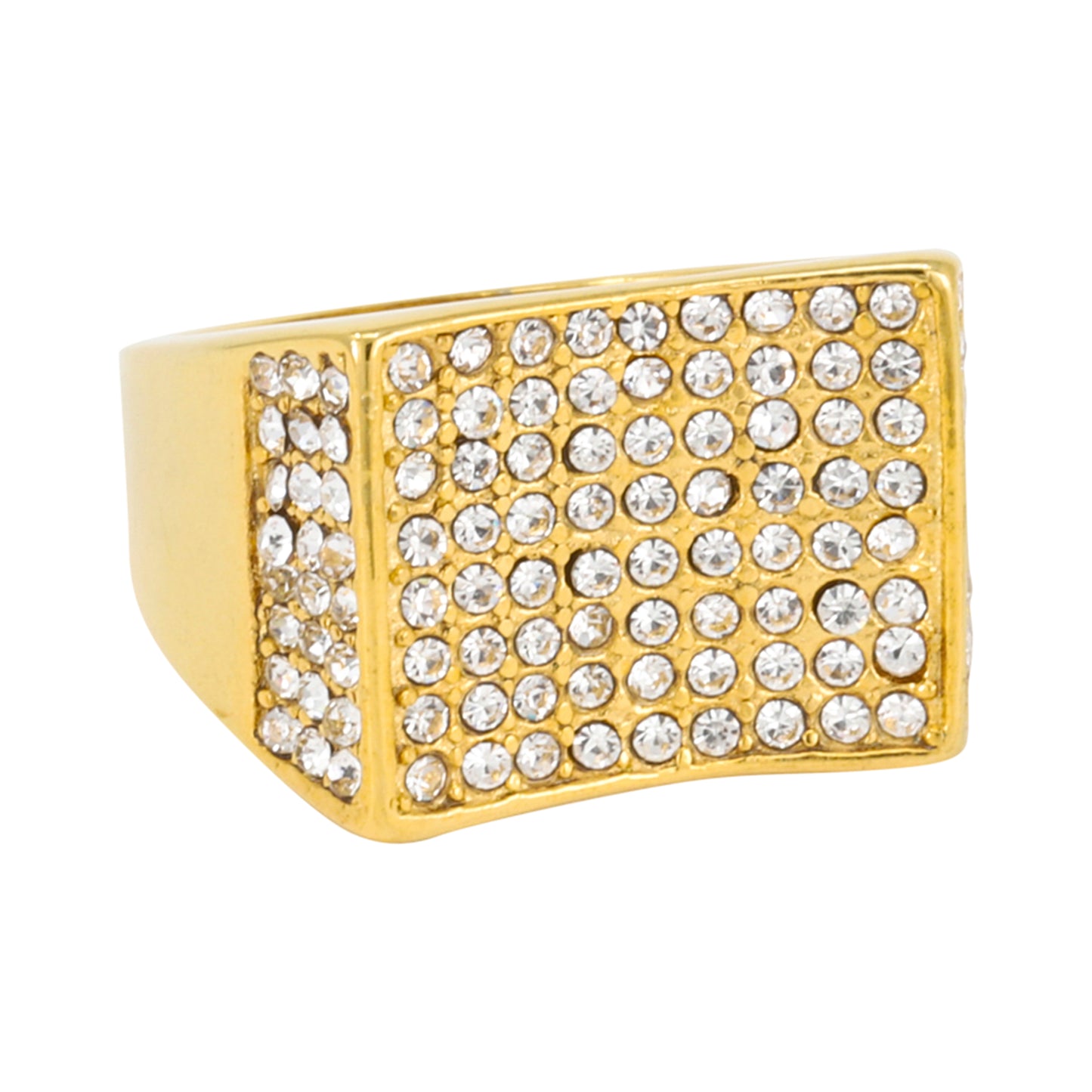 Square Iced Out Ring - SR-139
