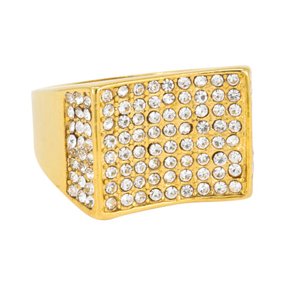 Square Iced Out Ring - SR-139
