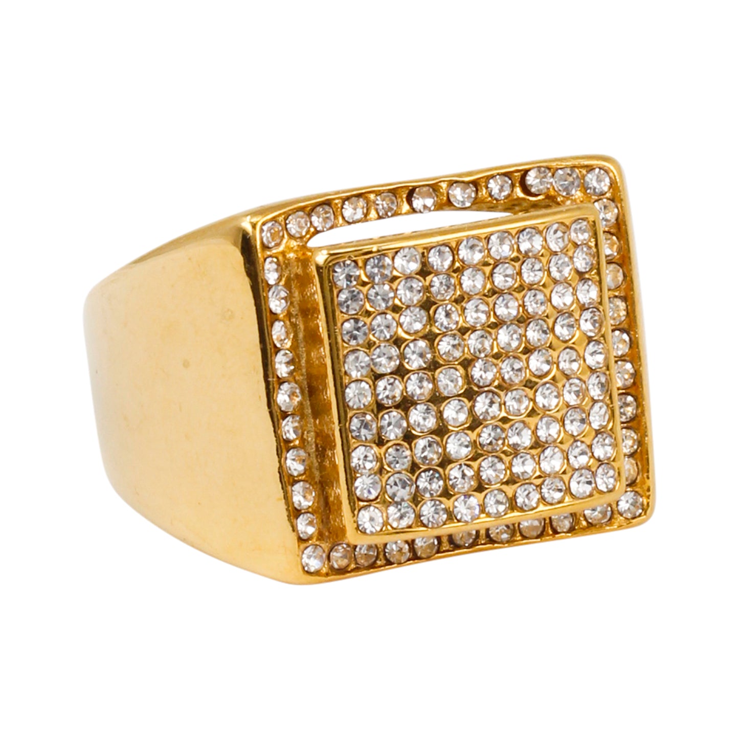 Square Iced Out Ring - SR-141