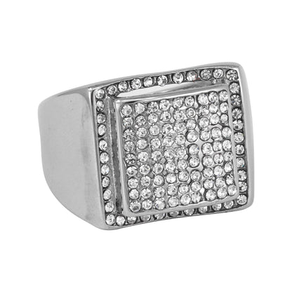 Square Iced Out Ring - SR-141