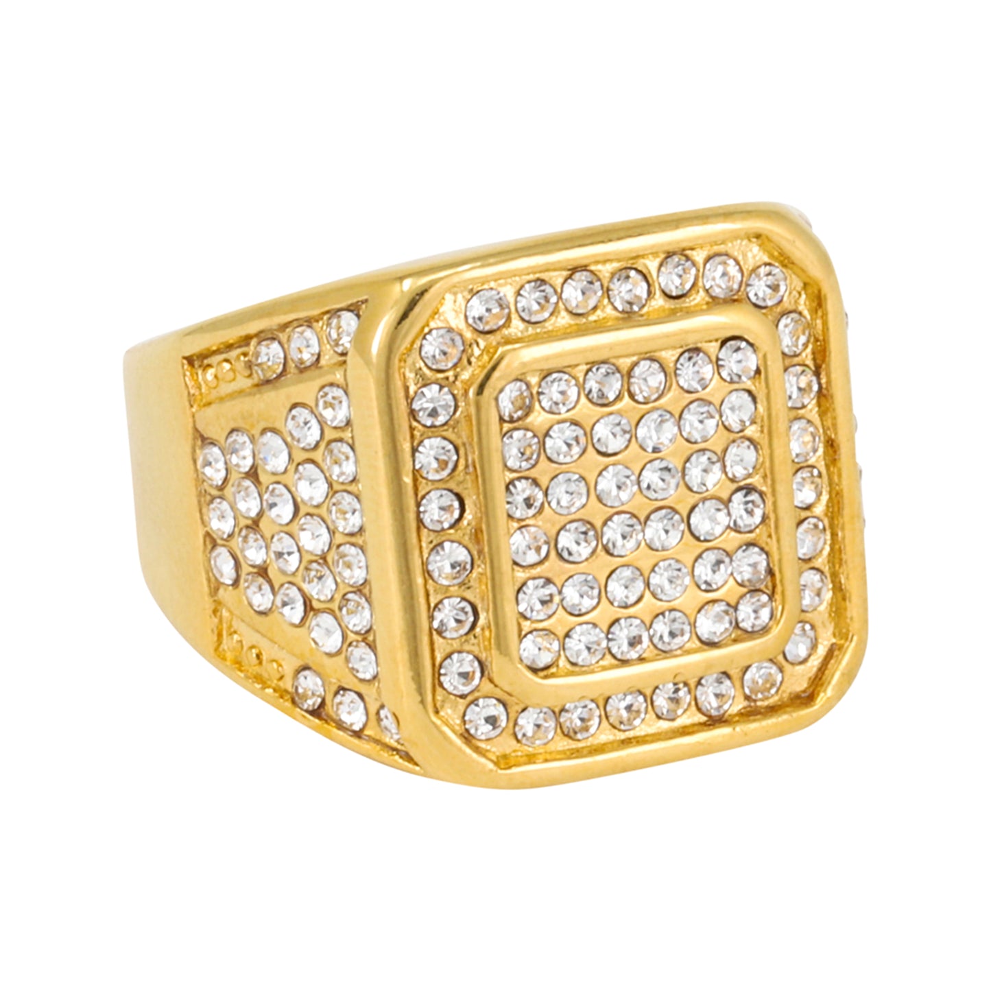 Square Iced Out Ring - SR-142