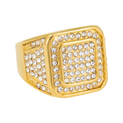 Square Iced Out Ring - SR-142