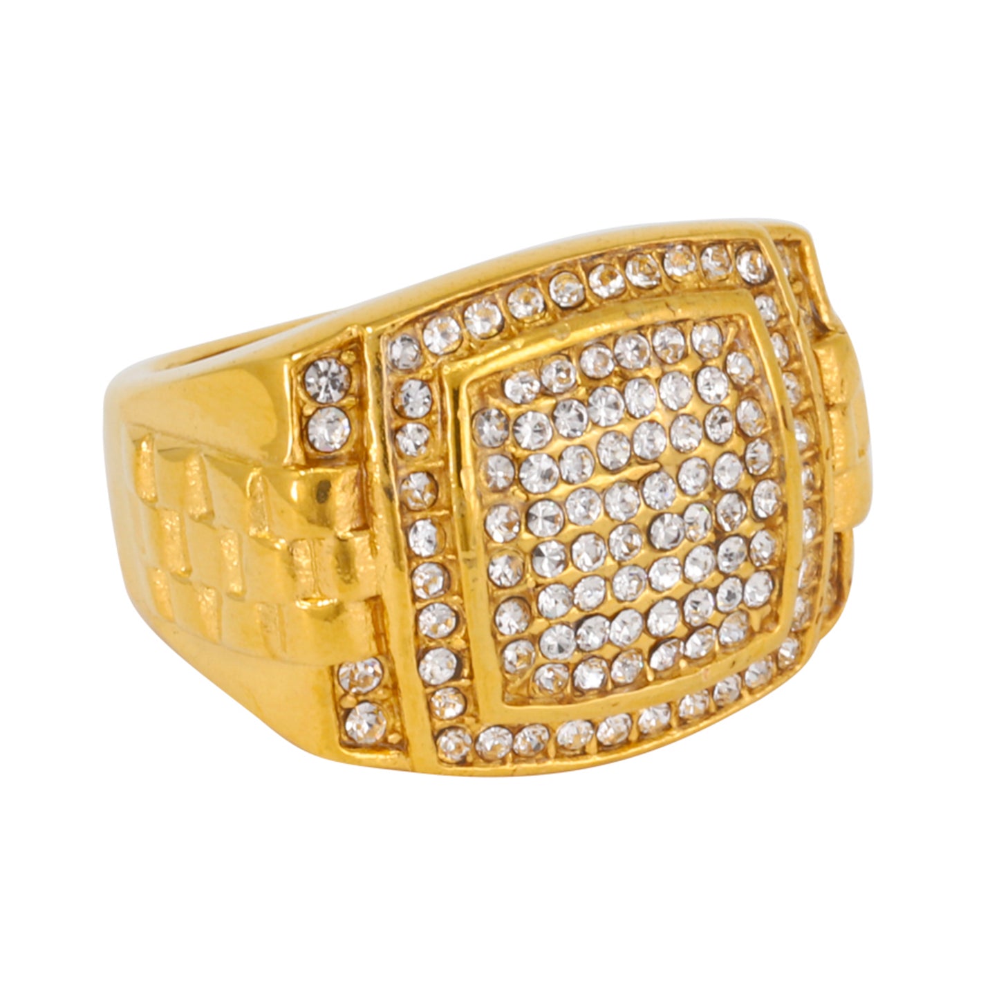 Square Iced Out Ring - SR-144