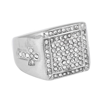 Square Iced Out Ring - SR-147