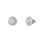 10mm Round Solitaire Cubic Zirconia Earrings - SSE-978