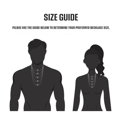 XL Iced King Pendant with 9mm Solid Cuban Chain 30" - HC-6047