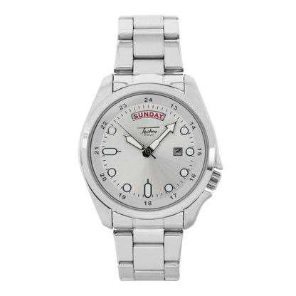 Stainless Steel Round Watch -  10249-MB
