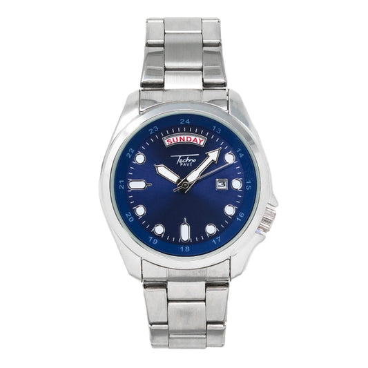 Stainless Steel Round Watch -  10249-MB