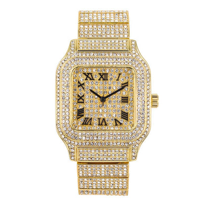 Urban 40mm Iced Out Square Watch - 8920-MB