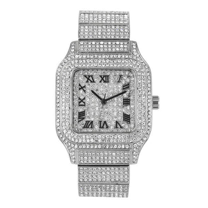 Urban 40mm Iced Out Square Watch - 8920-MB