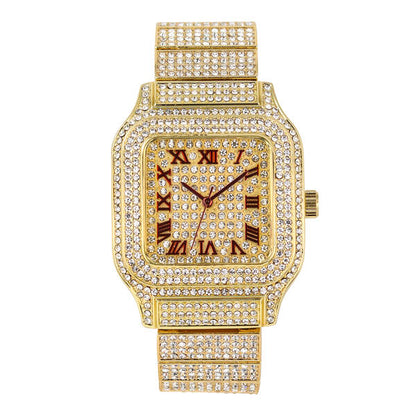 Urban 40mm Iced Out Square Watch - 8920-MB