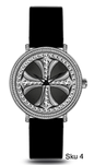 Urban Cross Dial Silicone Band Watch - 10358-SB