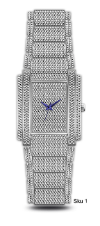 Urban Iced-Out Chandelier Metal Band Watch - 100339-MB