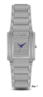 Urban Iced-Out Chandelier Metal Band Watch - 100339-MB