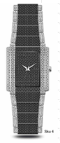 Urban Iced-Out Chandelier Metal Band Watch - 100339-MB