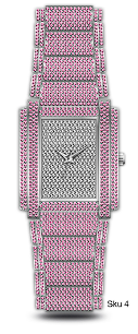 Urban Iced-Out Chandelier Metal Band Watch - 100339-MB