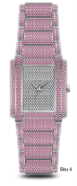 Urban Iced-Out Chandelier Metal Band Watch - 100339-MB