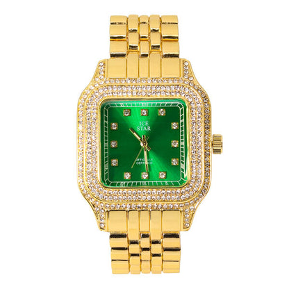 Urban Iced Out 40mm Metal Band Watch - 9196-MB
