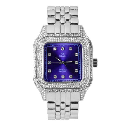 Urban Iced Out 40mm Metal Band Watch - 9196-MB