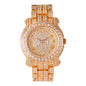 Urban Iced Out 44mm Metal Band Watch - 7341-MB