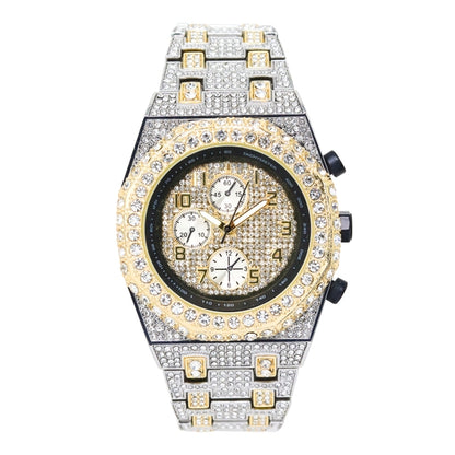 Urban Iced Out Metal Band Watch - 10328-MB