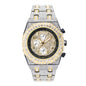 Urban Iced Out Metal Band Watch - 10328-MB