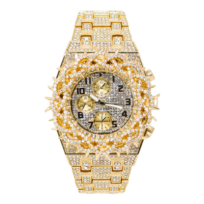 Urban Iced Out Metal Band Watch - 10330-MB