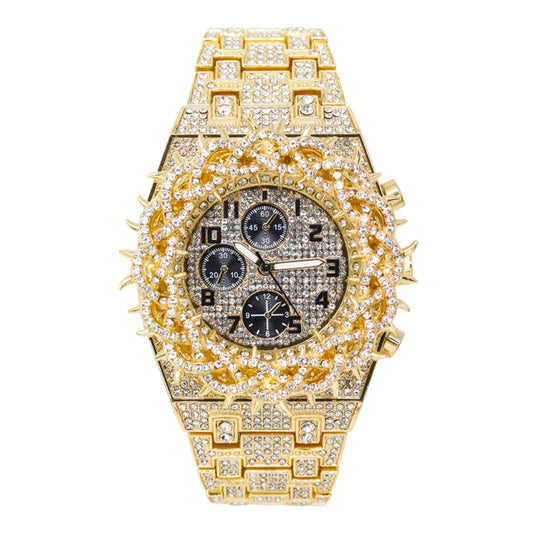 Urban Iced Out Metal Band Watch - 10330-MB