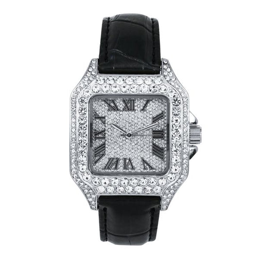 Urban Iced Out Square Watch  - 10088-LB