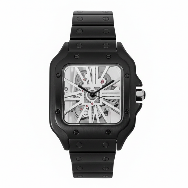 Urban Iced Out Square Watch  - 10131-MB
