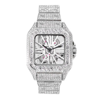 Urban Iced Out Square Watch  - 10132-MB